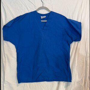 Blue Scrub Top – Size M – Trend Uniforms – Cotton Blend
